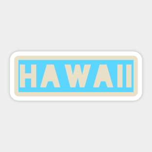 Hawaii t-shirt Sticker